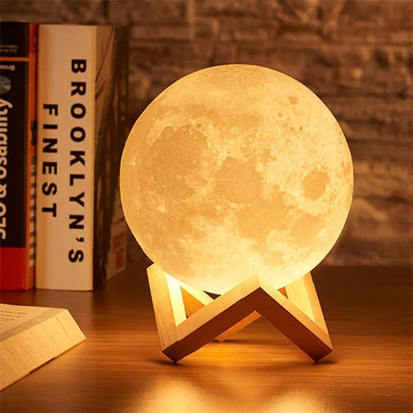 Luminária Lua Cheia 3D - Heviin